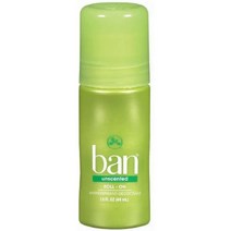 Ban Roll-On Deodorant Unscented 롤온 데오드란트 무향 1.5floz(44ml) 6팩, 4팩
