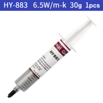 실리콘 서멀 고열 내열 구리스 오일 Hy-880883 1g3g5g30g 열 페이스트 열전달 그리스 방열판 cpu gpu 칩셋 노트북 컴퓨터 냉각 주사기, 1pcs hy883 30g