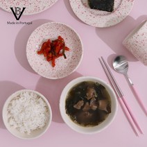 Jv 444 국 밥그릇 국그릇 라면기 플레터 우동기 동유럽 보비타 도자기 공기 대접, 대접-핑크, 대접-핑크