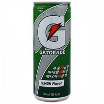 게토레이 레몬 캔, 240ml, 12개
