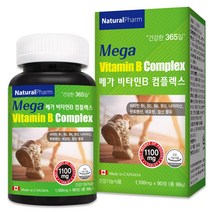 네추럴팜 메가 비타민b 컴플렉스 고함량비타민b 8가지 비타민b군 건강기능식품, 90정, 1개