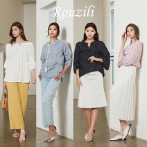 [마르조] [로질리]여성미스티에스닉블라우스