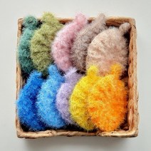 모닝라이트 뜨개 아크릴수세미, 아쿠아10개+서비스1개