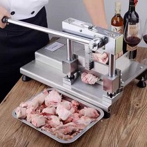 업소용 골절기 정육점 고기 절단 기계 뼈 슬라이서 식당 자르는 소형 갈비 전동 냉동 대패 냉장 육류 정육 작두 톱날 커팅기 닭 세절기 편육, 수동 뼈 절단기