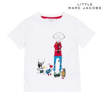 리틀 마크제이콥스 마크 시그니쳐 보이즈 반팔티 W25300-10B