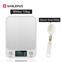 가정용 주방용 그람저울 요리저울 전자저울 10kg 정교 디지털 식품 저울, White-Spoon Scale