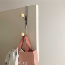 살림일기 모자걸이 도어후크 2구, 2구 동글 도어후크, 1개