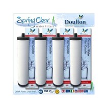 4 x 팩 - Doulton M15 Ultracarb Franke Triflow 호환 필터 카트리지(이 제품에 대한 수입 관세 또는 세금 없음)