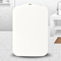 모닝듀 스마트 위생용품수거함 /인쇄없음 무인쇄 / 생리대 에티켓통 다용도 벽걸이 휴지통 원룸 주방 화장실 휴지통 컬러휴지통 화장실생리대휴지통 생리대수거 벽걸이화장실휴지통, 화이트인쇄없음