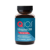 Q10.1 CoQ10 유비퀴놀 200mg 코엔자임 Q10 60캡슐, 60 Count (Pack of 1)