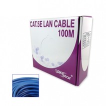 BUyuS[LANStar] 100M UTP [저가형] [1롤/박스/단선] [블루/LS-5UTP-100MBE] 랜케이블 랜스타 CAT.5E굿딜 브이숍, 상세페이지 참조