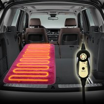 카모아 6단 다이얼 SUV 차박 캠핑 온열매트(60X180) 황토 극세사 화물차 침대칸 전기장판, 6단 다이얼 온열매트(극세사-12V)