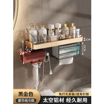 화장실 드라이기 선반 욕실 세면대 벽걸이 수납, A