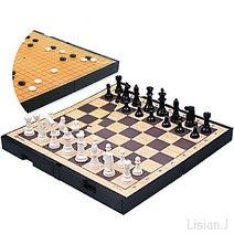 리시안제이 자석식 체스 바둑 중형 가방포함 8살 남자 아이 선물 12살 여자 아이 선물