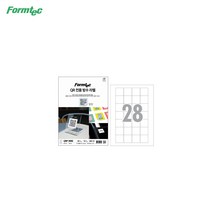 QR전용방수라벨 QRP-3990 10매 28칸 폼텍, 상세페이지 참조