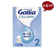 GALLIA 프랑스 분유 갈리아 표준형 2단계 1.2kg 4개세트, 4개