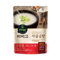 CJ더마켓 간편식 즉석식품 국레시피 탑티어 비비고 사골곰탕 국 탕 찌개 밀키트 500G, 15개