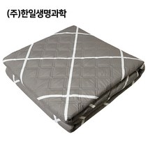 한일생명과학 면혼방 무자계 전기장판 전기요, 빗살그레이 더블 (135X180cm)