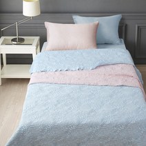 루마인홈 인견 삼중직 스프레드 - 싱글, 블루