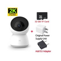 샤오미 스마트 웹캠 2K화질 HD 360도 회전 WIFI IP 카메라 mi APP 앱연동, 폴란드, 2K Camera add 32G