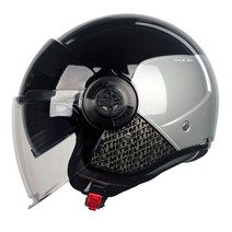 MT 오픈페이스 오토바이헬멧 바이크 스쿠터, 비알레, XL, 브레이크 블랙