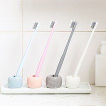라온텐 세라믹 칫솔 꽂이 2개입, 1개, white