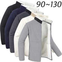 [S-4XL] 남자 여자 양털 후리스 집업 점퍼 기모 겨울 자켓 뽀글이 남녀공용 빅사이즈