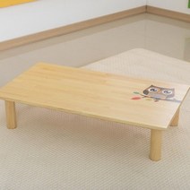 유치원좌식책상 교구장 어린이집가구 좌탁 원목책상, 미들퐁 쿠팡 01.반달책상 카멜레온(CJ016-1)
