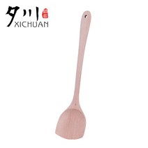 장주걱나무 느티나무 목재 코팅팬 전용 긴 자루 페인트 없음 볶음요리 나무삽 목제 국자 2581863342, 주걱 (39cm *9cm )