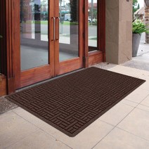 아파치 밀스 현관용 매트 91x152cm, 다크 그레이