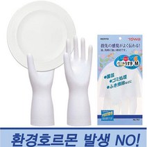신소재고무장갑 화이트 [토와]NO.761, M (55402_M), 20set