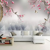 FREELIFE 거실 포인트 벽지스티커 북유럽 예쁜 EI-499, Waterproof Canvas