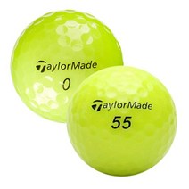 [엑사티앤씨]중고 테일러메이드 컬러 A-급 20알 로스트볼 총집합, 색상:타이틀리스트 2피스|사이즈:A급 15알, 단품