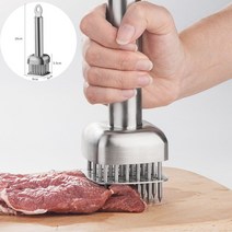 민찌기 고기다지기 휴대용 스테인레스 스틸 노크 머신 바늘 고기 망치 전문 분쇄기 가정용 주방 요리 액세