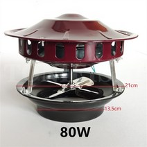 보일러 화목 난로 굴뚝 연통 배기팬 연기 흡입기 환풍기 흡연실 환풍 80W-120W, 1 80W