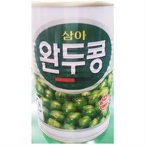 민트딜 식재료 완두콩캔 삼아 400g X4, 3세트