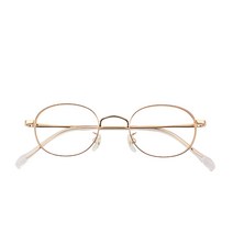 초경량 작은 타원형 티타늄 안경테 심플 귀여운
