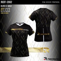 레드썬 [레드썬] [REDSON] 2020년 배드민턴티셔츠 REDT-2002(블랙)