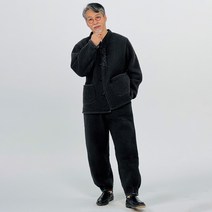 백제의 남성용 자수문양 누비 2피스