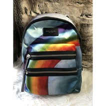 [해외]마크제이콥스백팩여자명품가방 NWT Marc Jacobs York Large Biker Nylon Backpack Multicolor Rainbow Print