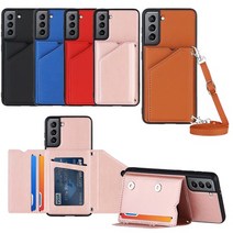 갤럭시 s21 s20 노트 20 울트라 플러스 카드 지갑 수납 보관 포켓 크로스백 스트랩 목걸이줄 거치대 케이스