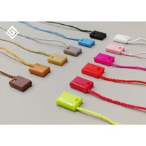 사각핀 라벨끈 의류 부자재 포장 행택 실루프 걸이끈 루프핀 탭끈 라벨줄 동대문 마끈 옷 한봉지1K 택고리 실고리 텍끈 반품방지 파손방지 상표끈, 하늘