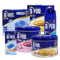 홈키파 엘비이 에어졸 무색소 아로마향 모기향 홈매트 코드롤러 훈증기 리필 모기약, 홈키파 모기향, 아로마향캔 40P x 3개