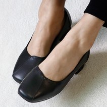 세상편한 소프트 소가죽 펌프스(3cm) 발 편한 구두 논슬립 고무창