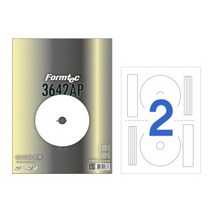 폼텍 CD/DVD 라벨/CS-3642AP, 1개