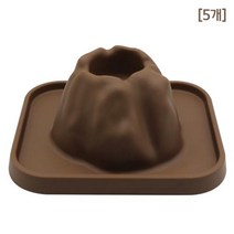 화산 폭발 실험 모형틀 재사용 트레이 5P 실습 돌봄 탐구 교구 학습 도구 창의 원리 관찰 과학