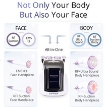비닐 피복기 S-SHAPE 초음파 30K 캐비테이션 기계 EMS EL 안티 에이징 진공 라디오 Rrequency 피부 강화 바, 한개옵션0