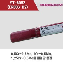 [현대용접봉] ST-80B2 (ER80S-B2) 알곤 티그(Tig)용접봉 1.6 2.0 2.4 3.2mm (5kg), 2.0mm