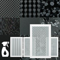 인테리어 장식장 유리 간편교체 창문필름 간편시공 자취방 사생활보호 1층주택비산방지 식당창문, 창문필름 조약돌/3M