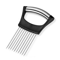 양파 야채 과일 커터 절단기 컷팅기 당근채칼 마늘 자르기 슬라이서, Cn, Black 14x9.3cm